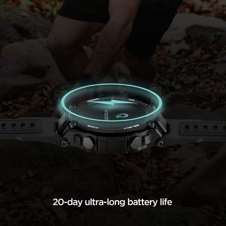 Amazfit T-Rex Smart Watch batery