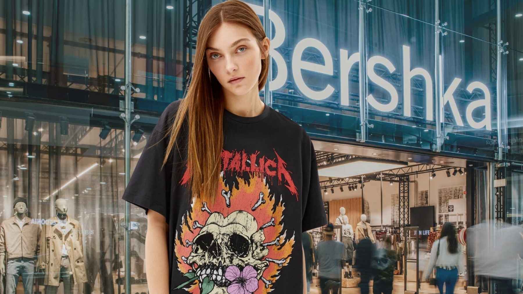 Las camisetas más chulas de Bershka Rolling Stones, Metallica e Iron Maiden