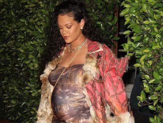 Rihanna wears a daring look