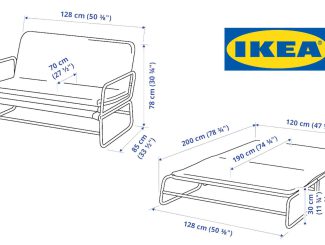 IKEA HAMMARN Sofá cama