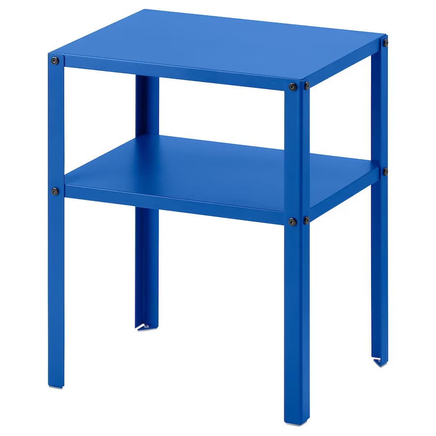 KNARREVIK Mesita de noche azul vivo de Ikea